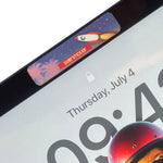 Lade das Bild in den Galerie-Viewer, SURFSTICKER Webcam Cover #exploremore from the 3-pack #Rocket -  Camera Cover with rocket design on night sky on an iPad 10.9 Gen 10 zoom 1 - Privacy Protection for Laptop, Tablet &amp; Smartphone
