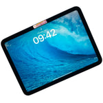 Lade das Bild in den Galerie-Viewer, SURFSTICKER Webcam Cover #gonesurfin' from the 3-pack #gonesurfin -  Camera Cover babyblue cover with three lines yellow pink purple and text gone surfin on iPad 10.9 Gen 10 - Privacy Protection for Laptop, Tablet &amp; Smartphone

