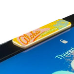 Lade das Bild in den Galerie-Viewer, SURFSTICKER Webcam Cover #alohawaikiki from the 3-pack #waikiki -  Camera Cover text aloha with two flowers on yellow and pink background on iPad 10.9 Gen 10 zoom 2 - Privacy Protection for Laptop, Tablet &amp; Smartphone
